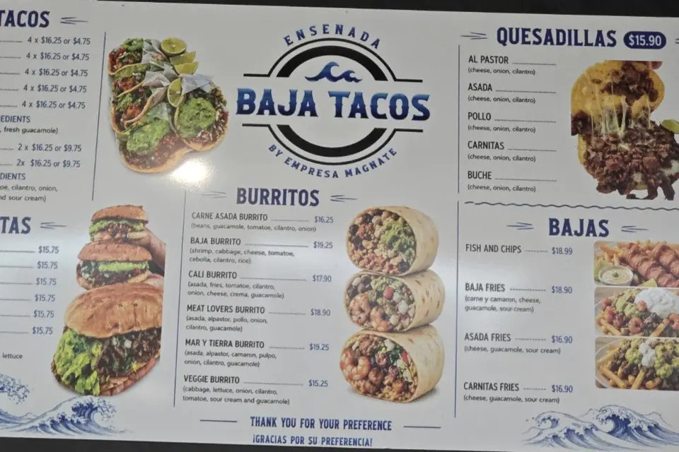 Baja tacos